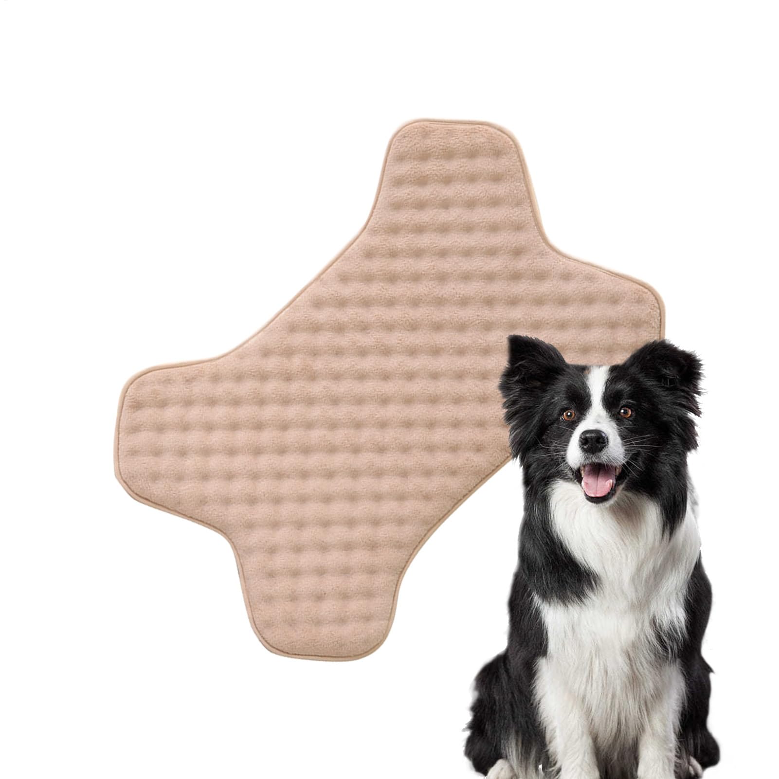 Generisch Caja para Perros, Cama Indestructible para Perros, colchón Lavable a máquina, Forma de Hueso Dulce, sin deslizamientos, Cama para Perros Resistente a Masticar, para cumpleaños