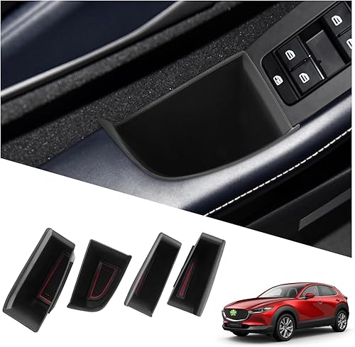 Ruiya Organizador de consola central para CX 30 2020-2024, Mazda CX 30, accesorios CX30, consola central, material ABS, bandeja de consola central
