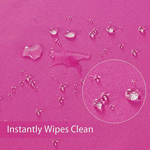 Image of Obstal 210GSM Rectangle Table Cloth, Plum Red, 60 x 120 Inch | Heavy Duty Water Proof Microfiber Tablecloth, Decorative Fabric Table Cover for Outdoor and Indoor Use