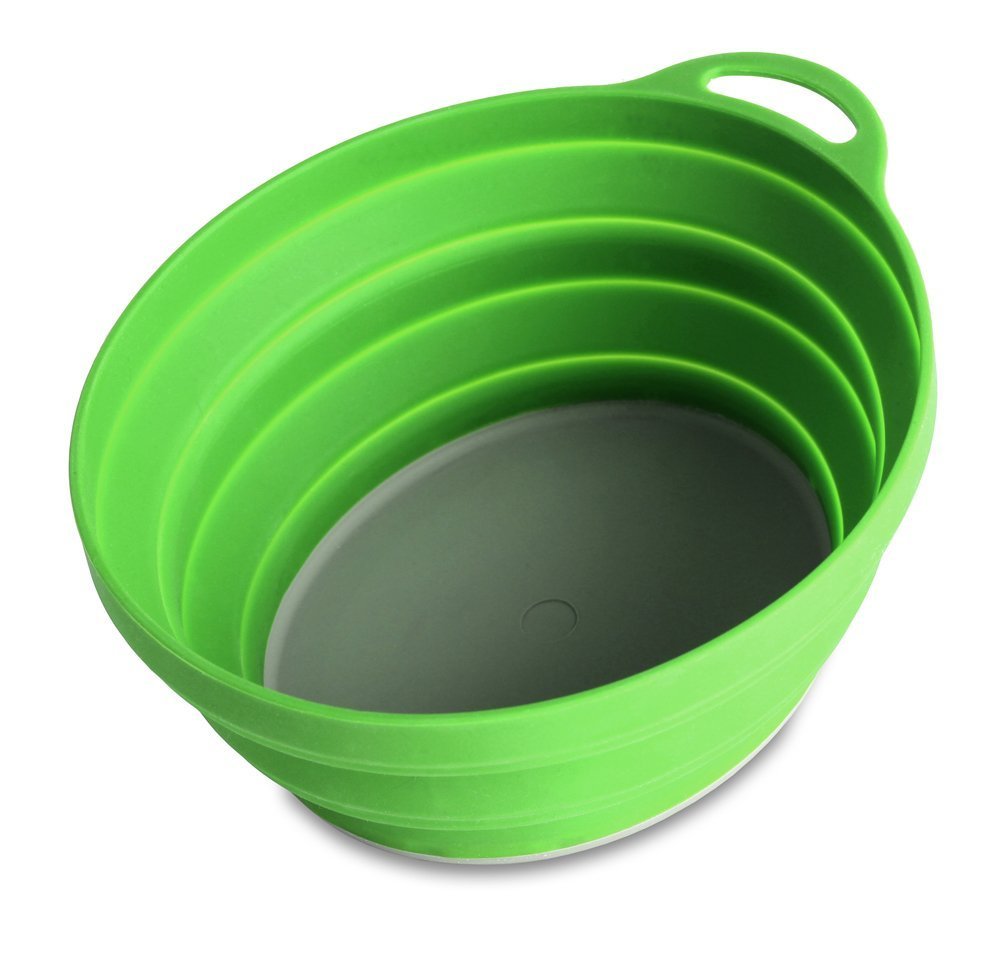 Lifeventure Silicon Ellipse Collapsible And Portable Bowl For Camping, Travel & Outdoor