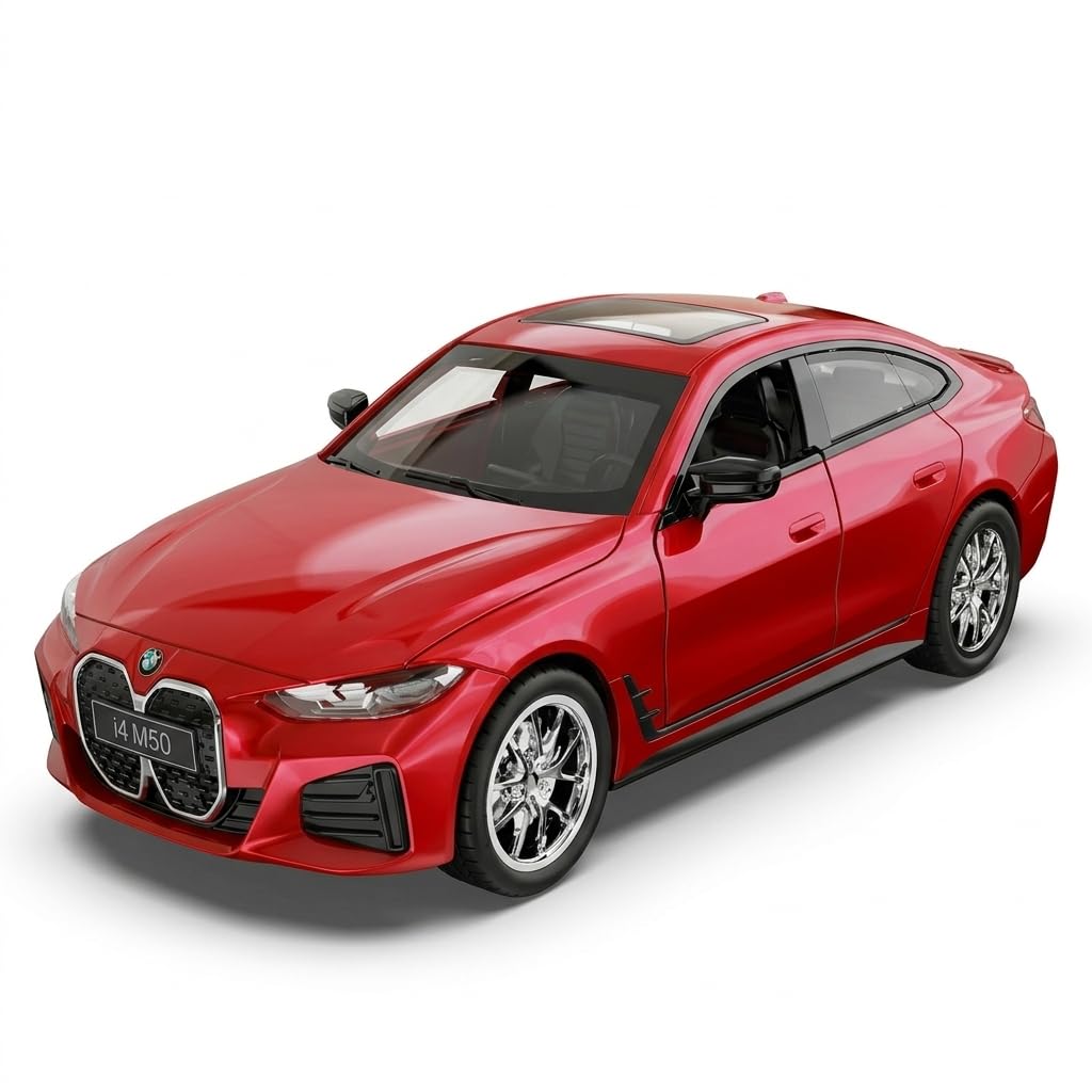 Wizplex MSZ Official Licensed BMW i4 M50 Diecast Model Car 1:43 Scale | Premium Metal Electric Gran Coupe Collectible Replica | Display Showpiece & Gift for Car Lovers-image-1