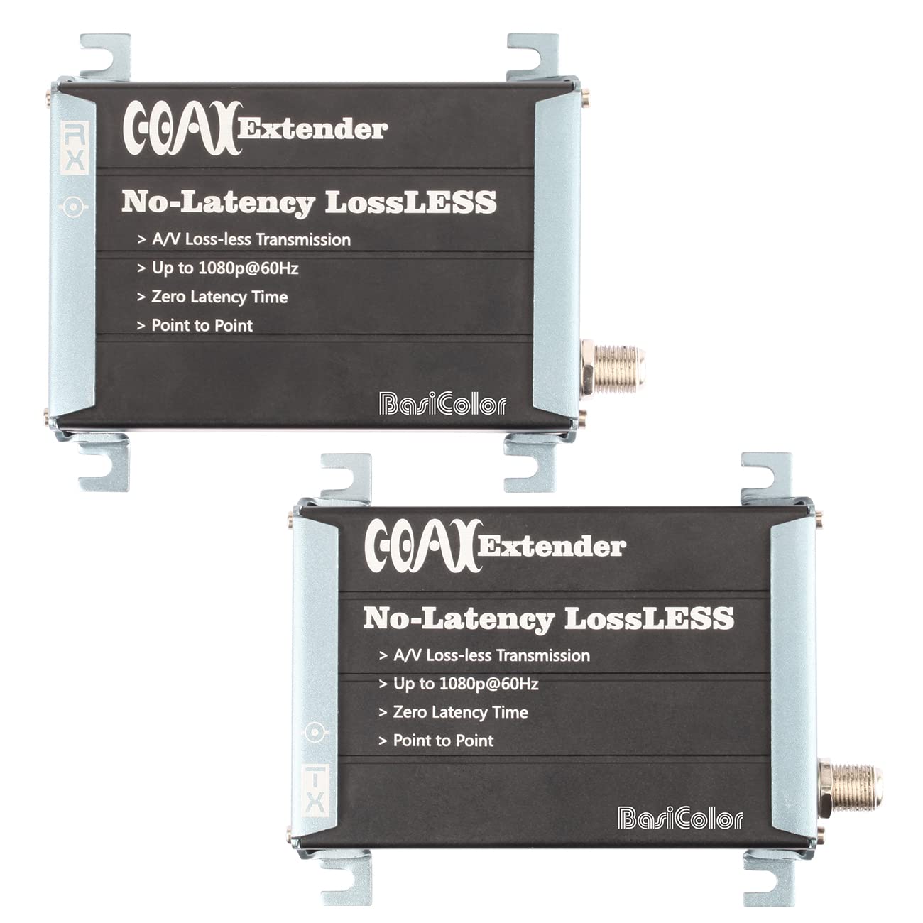 HDMI Extender Over Single Coaxial/Coax Cable RG59 RG6 °F Socket,No