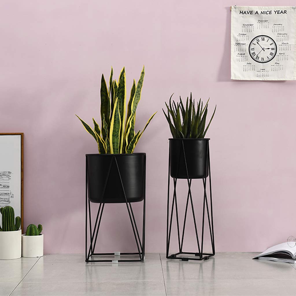 5 vasi da fiori sospesi in metallo, secchio, fioriere, ringhiera, recinzione per balcone