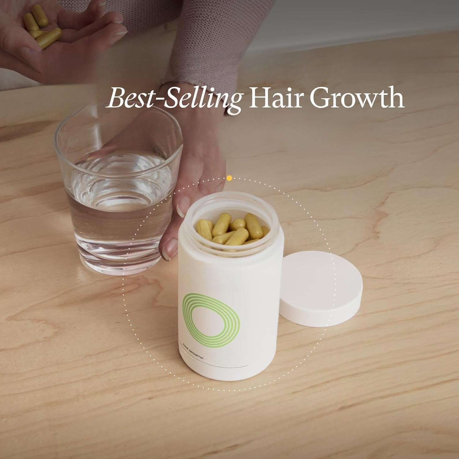 Agente de crecimiento del cabello para ayudar a espesar el cabello,
