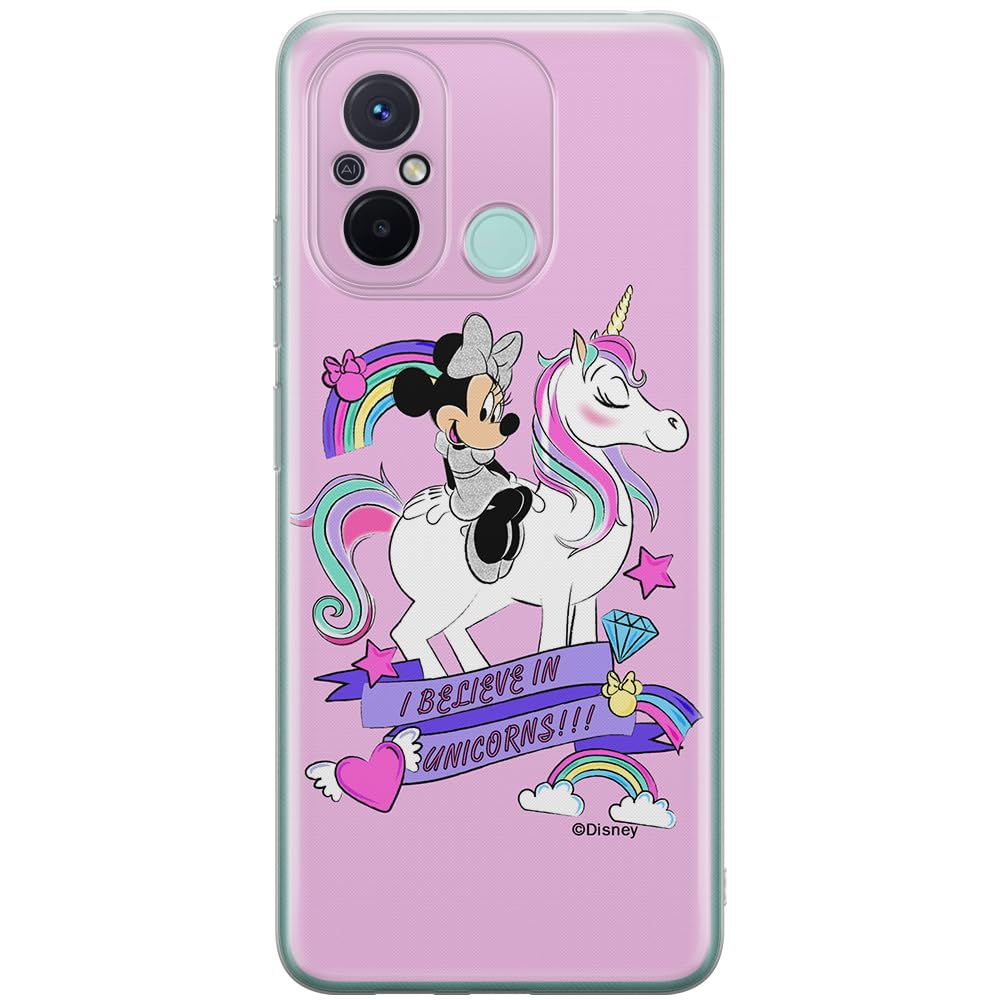 ERT GROUP mobile phone case for Xiaomi REDMI 12C/ REDMI 11A original and officially Licensed Disney pattern Minnie 035 optimally adapted to the shape of the mobile phone, case made of TPU