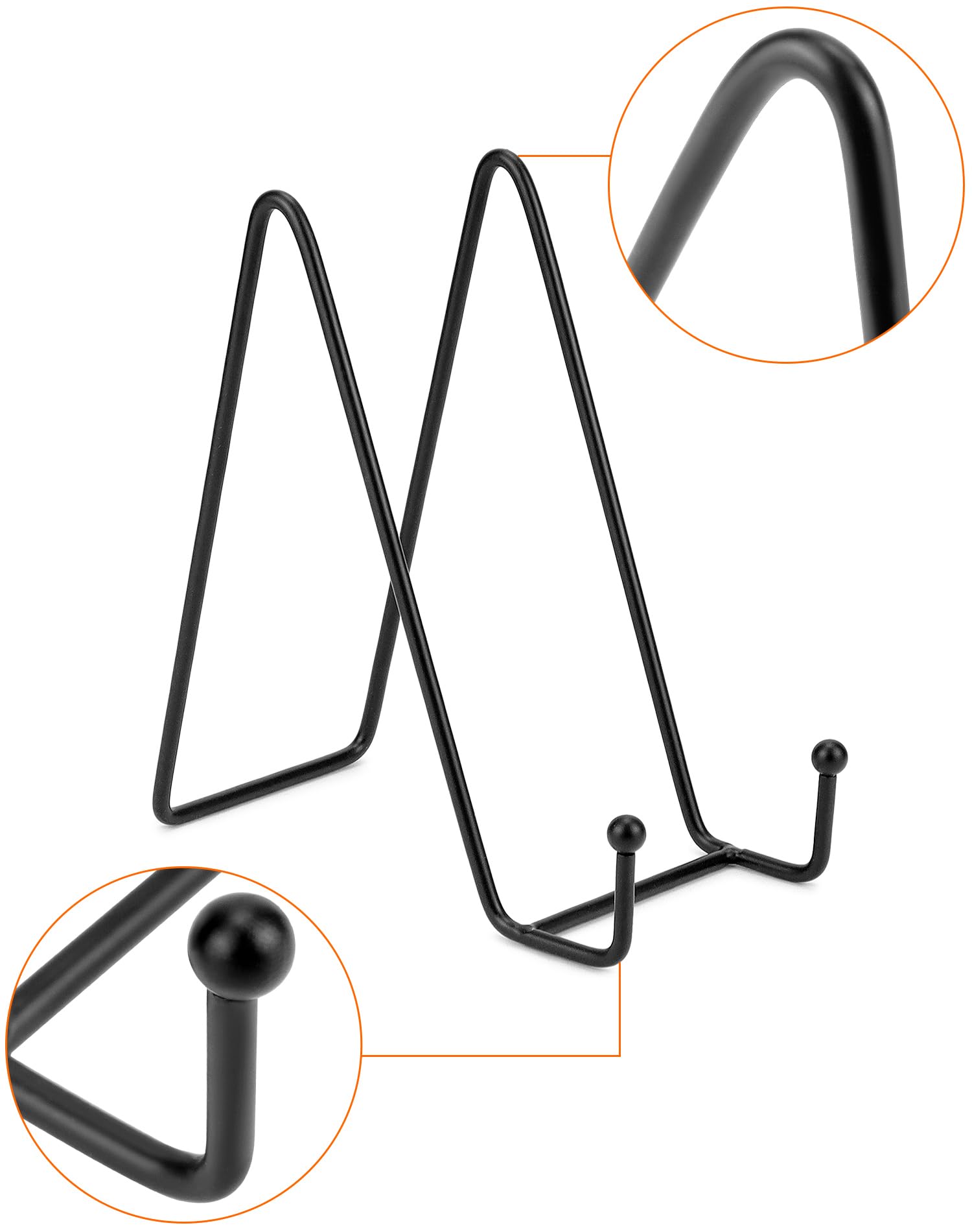 Portapiatti Da Esposizione Trasparenti - 12 Pezzi, Acrilico, Regolabili, Per Piatti, Foto, Libri - Foto 4