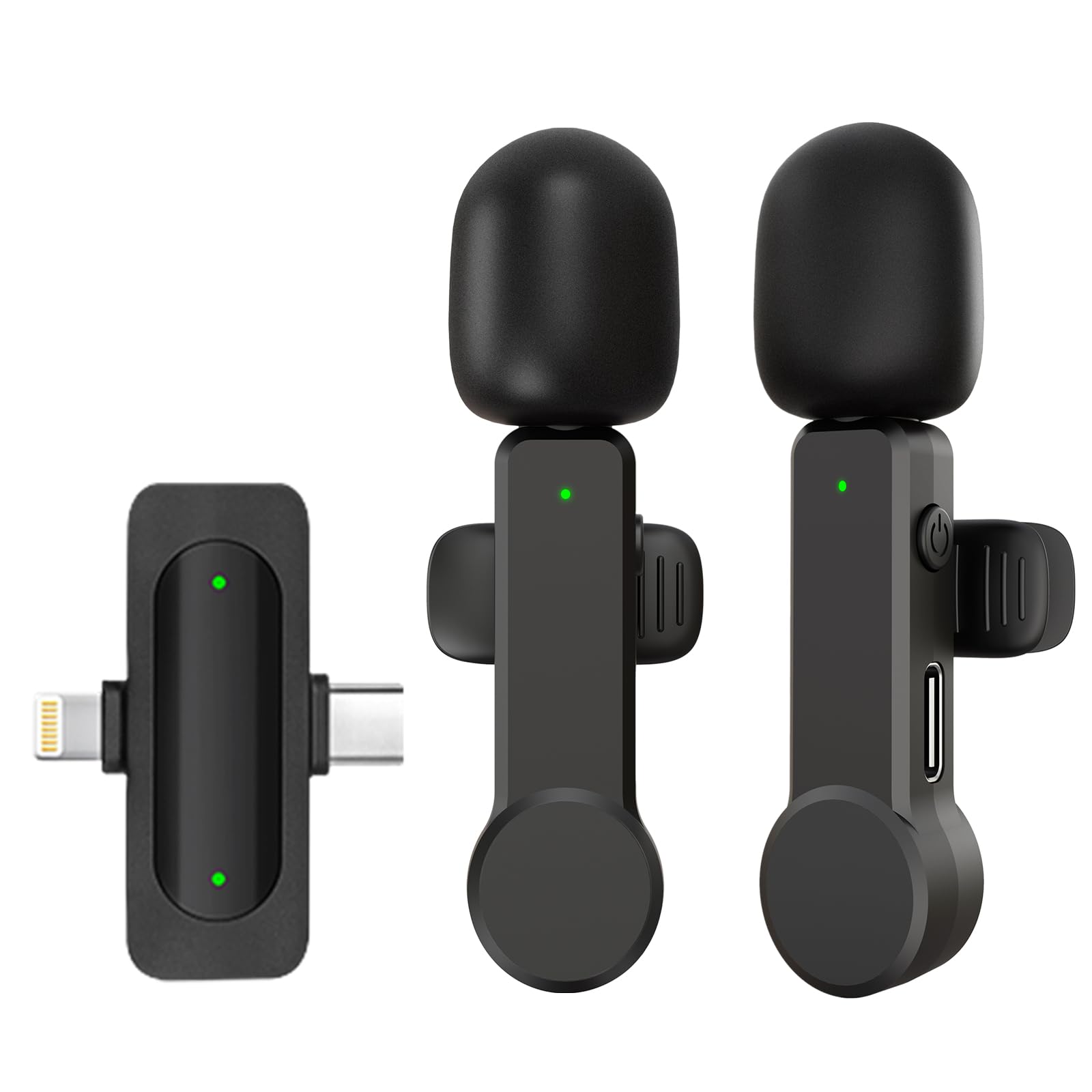 thumbnail: UTEBIT Draadloze Lavalier Microfoon - Bluetooth Microfoon Voor IPhone IOS Android - Opname En Live Streaming