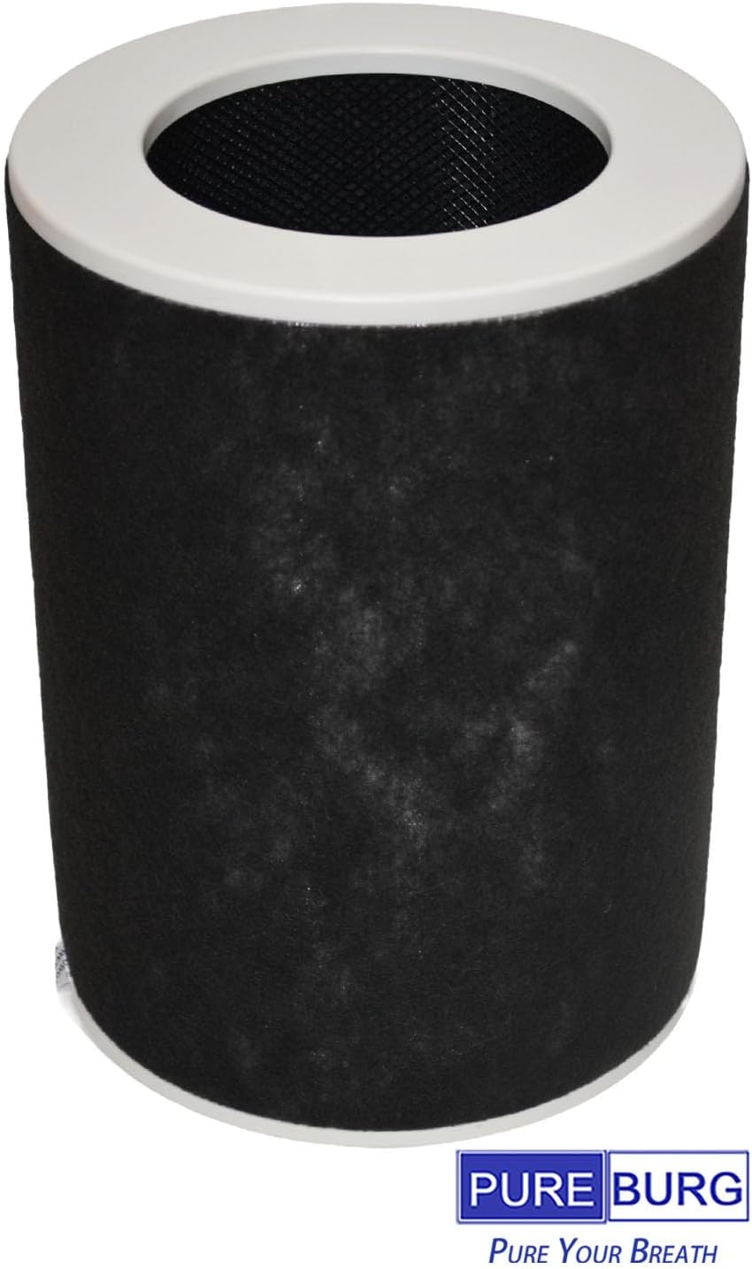 PUREBURG Replacement Filter Compatible with Provirtec AP-02 Air Purifier, H13 HEPA Activated Carbon 4-Stage Filtration For Air Clean Dust VOCs Odor