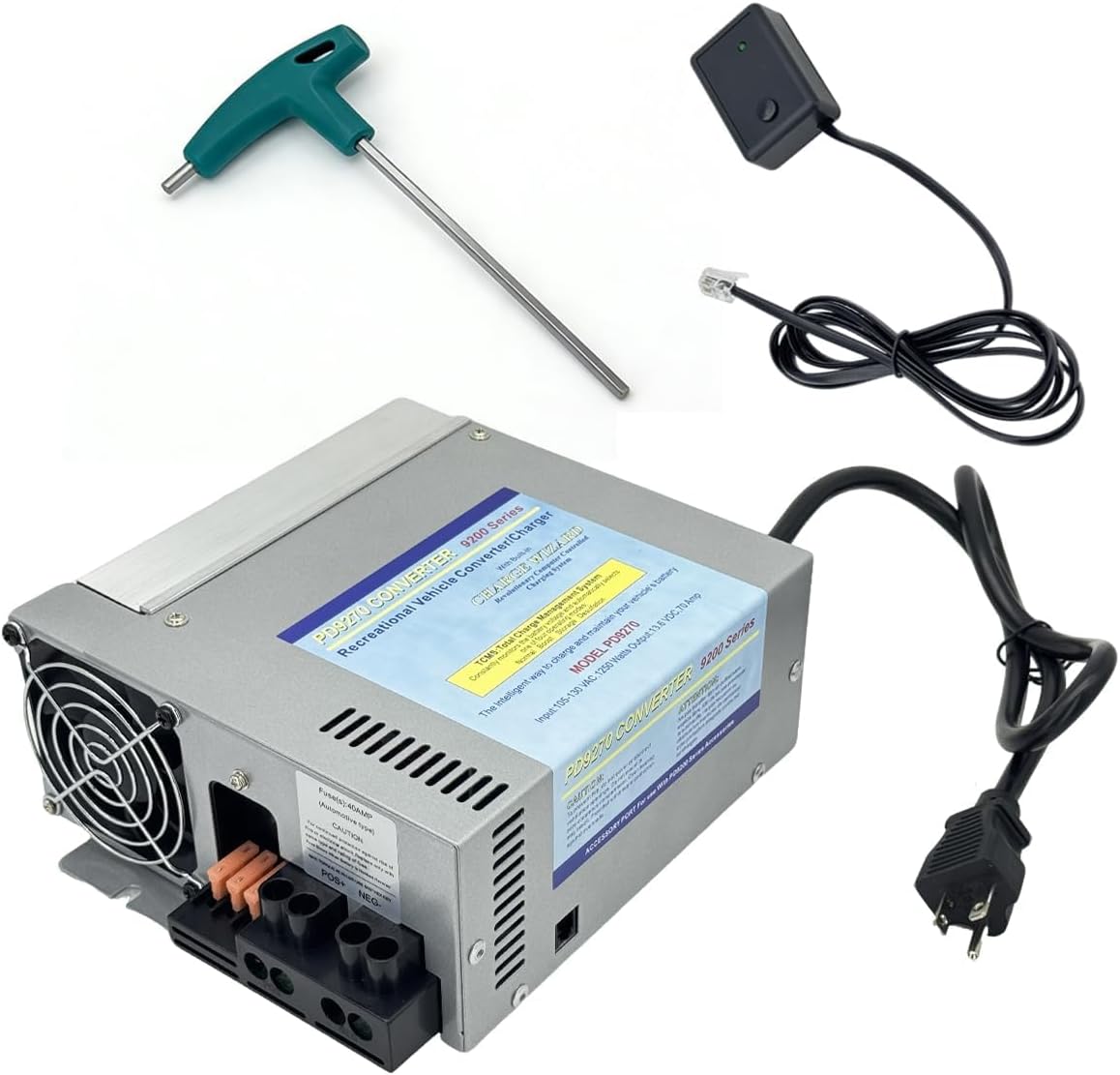PD9270 RV Power Converter Charger, 12v 70 Amp PD9270V 9200 Series Converter/Charger with Charge Wizard, for RV, Camper, Caravans