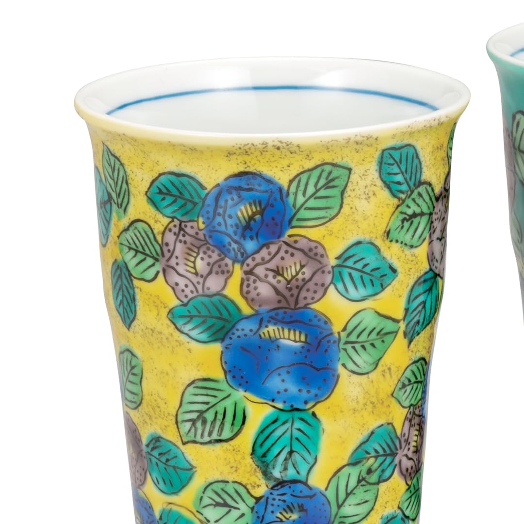 Amazon｜九谷焼いわたや(Kutaniyakiiwataya) ペアフリーカップ・椿 K8