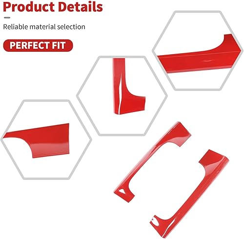 Miniatura 6 de Compatible con Dodge RAM 1500 consola central asiento delantero engranaje lateral panel decorativo cubierta compatible con RAM 1500 2012-2017