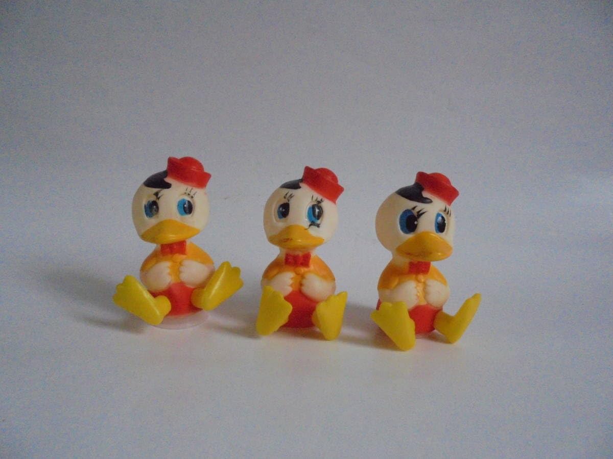 人形　コウノトリ　コウちゃん Amazon.co.jp: 当時物 全薬工業 コウノトリ コウちゃん 3個 手