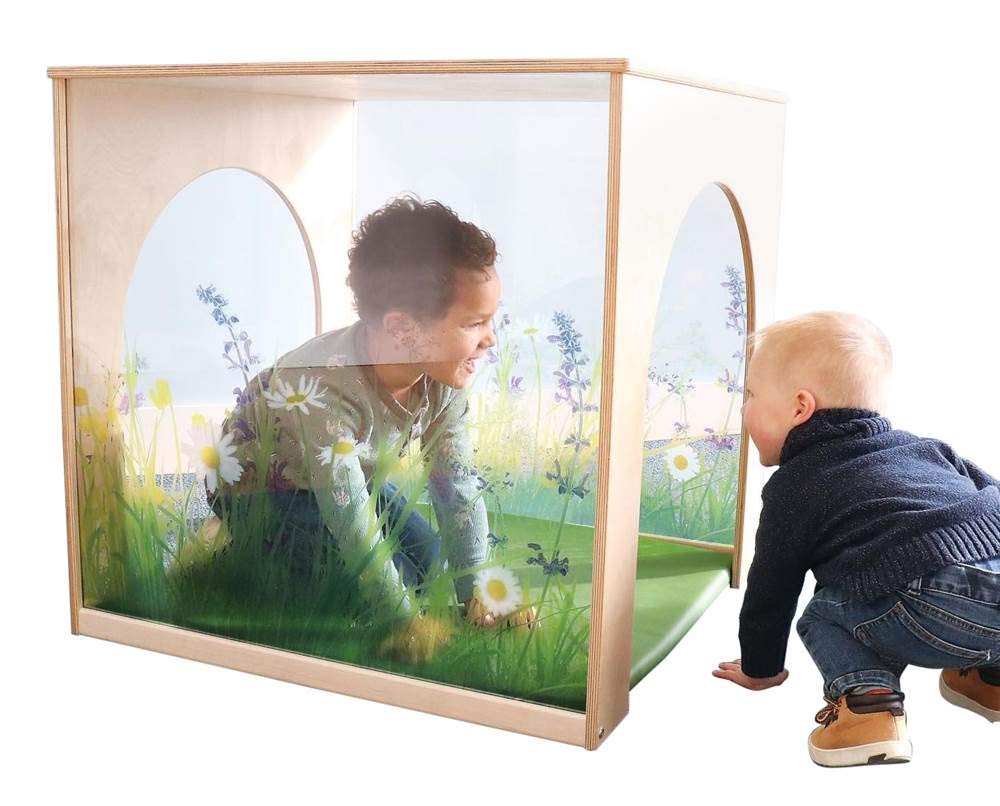 Nature View Playhouse Cube And Mat Set