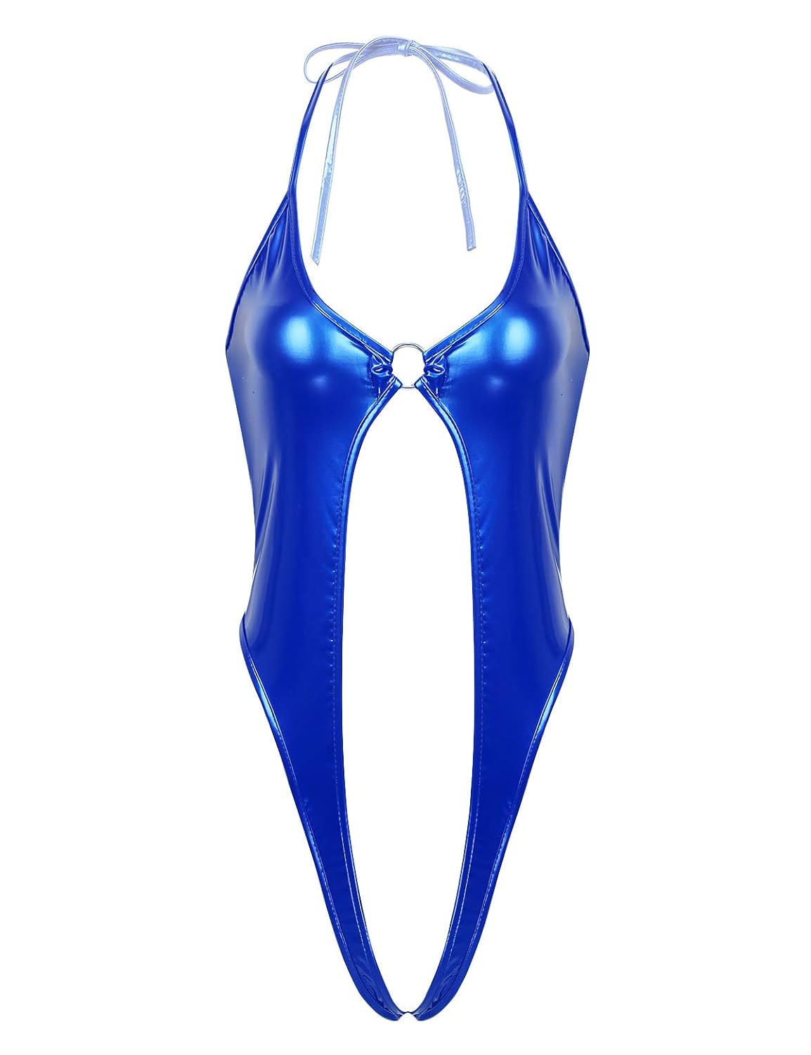 Buy ACSUSS Womens Metallic Slingshot Bikini Halter Lingerie Exotic