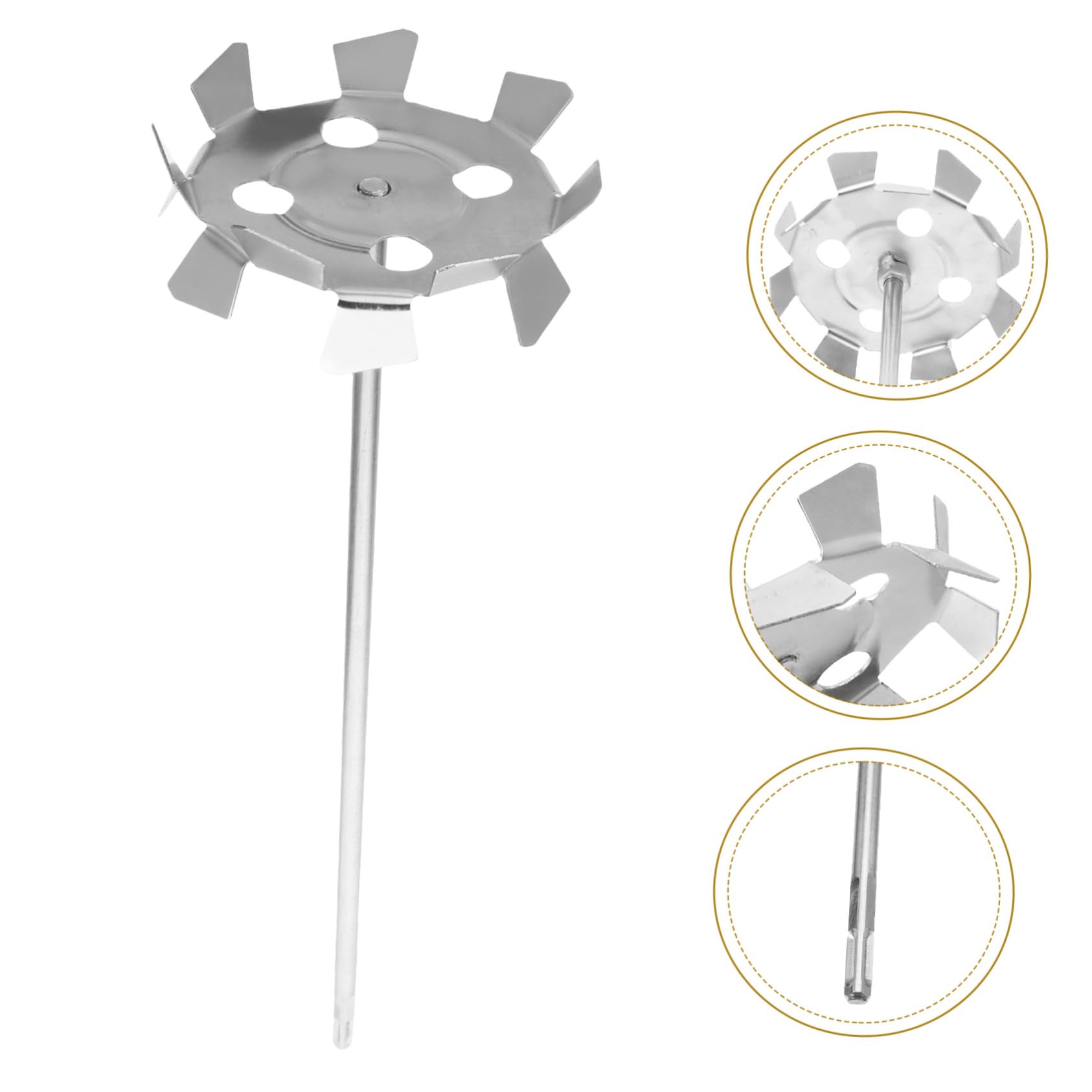 Miscelatore Per Trapano Elettrico, Asta Miscelatrice Multifunzione Per Fango e Vernice, Agitatore Professionale Resistente All’usura Per Cemento e Resine, Accessorio Per Edilizia,