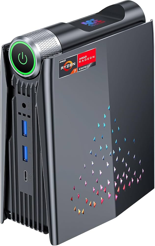 ACEMAGICIAN [Mini Pc Para Jogos Ryzen Mini Pc, Amd Ryzen 7 Pro