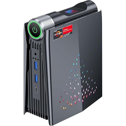 ACEMAGICIAN [Mini Gaming PC Ryzen Mini PC, AMD Ryzen 7 Pro 5875U(up to 4.5Ghz) 32GB DDR4 512GB NVMe SSD Mini Desktop Computer, Mini Computers [WiFi6/BT5.2] [4K UHD/RGB Lights/3 Adjustable Micro PC]