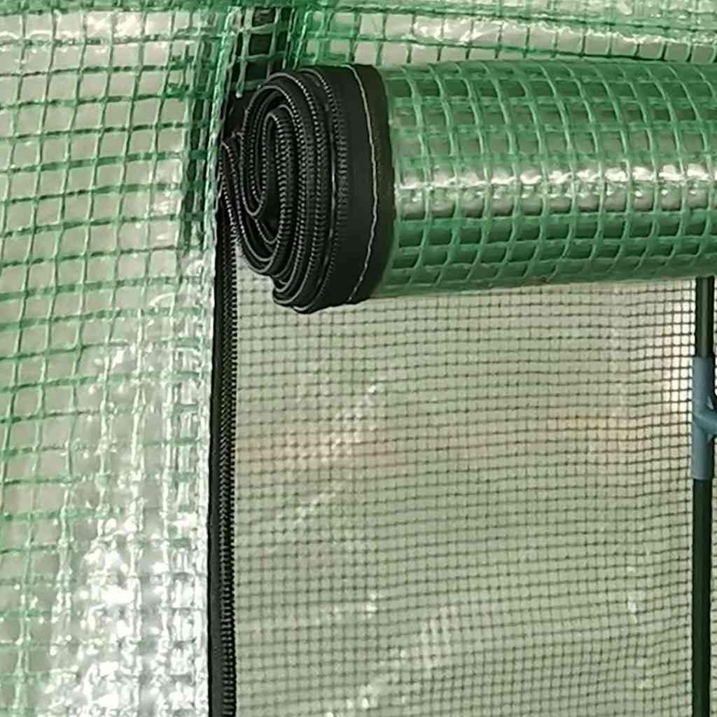 Szklarnia ze stalową ramą 0,5 m² 1 x 0,5 x 1,9 m