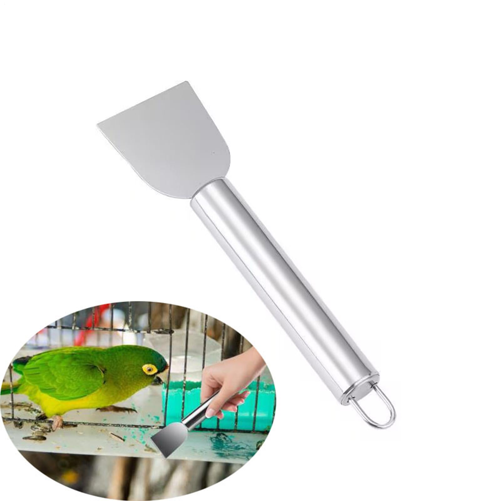 Accessori Per La Pulizia Delle Gabbie Per Uccelli - Raschietto Per Pulire Escrementi Di Uccelli | Kit Completo Accessori Spazzola Per Animali Per Voliera Conuro Uccellino Vasca Uccelli