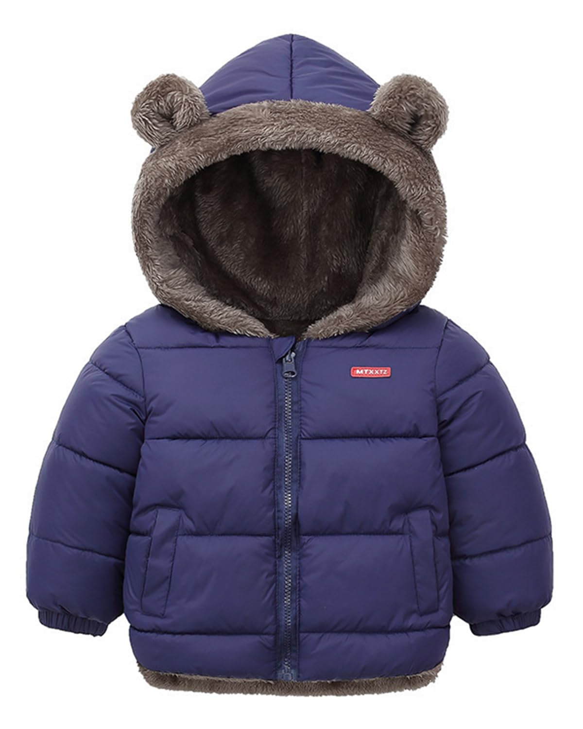 Bébé Hiver Polaire Manteau Enfants Garçons Veste Outwear Les Filles Rembourré Vêtements 1-6 Ans