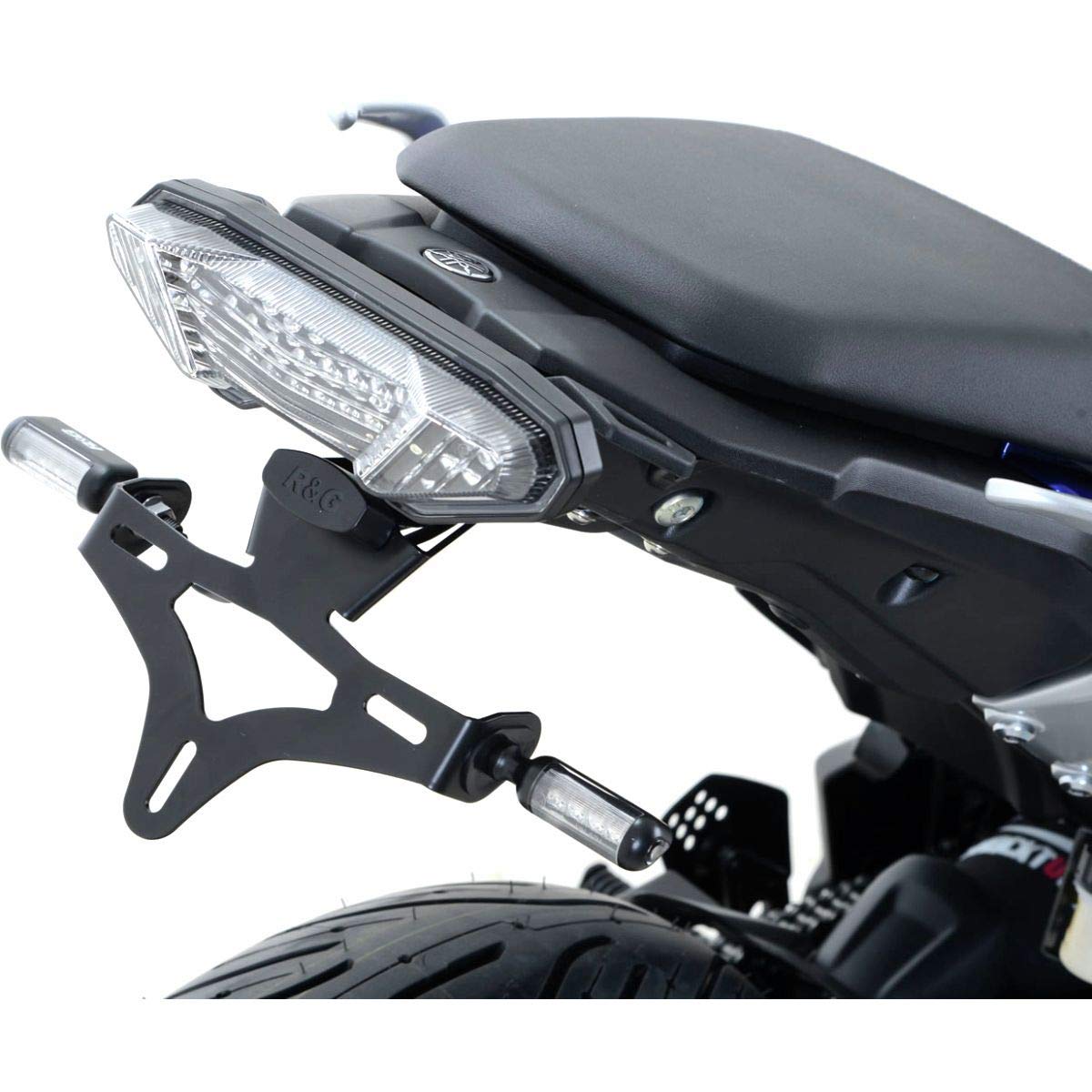 Support Plaque Immatriculation R&G LP0208BK Pour Yamaha MT-07 Tracer 2016-2017