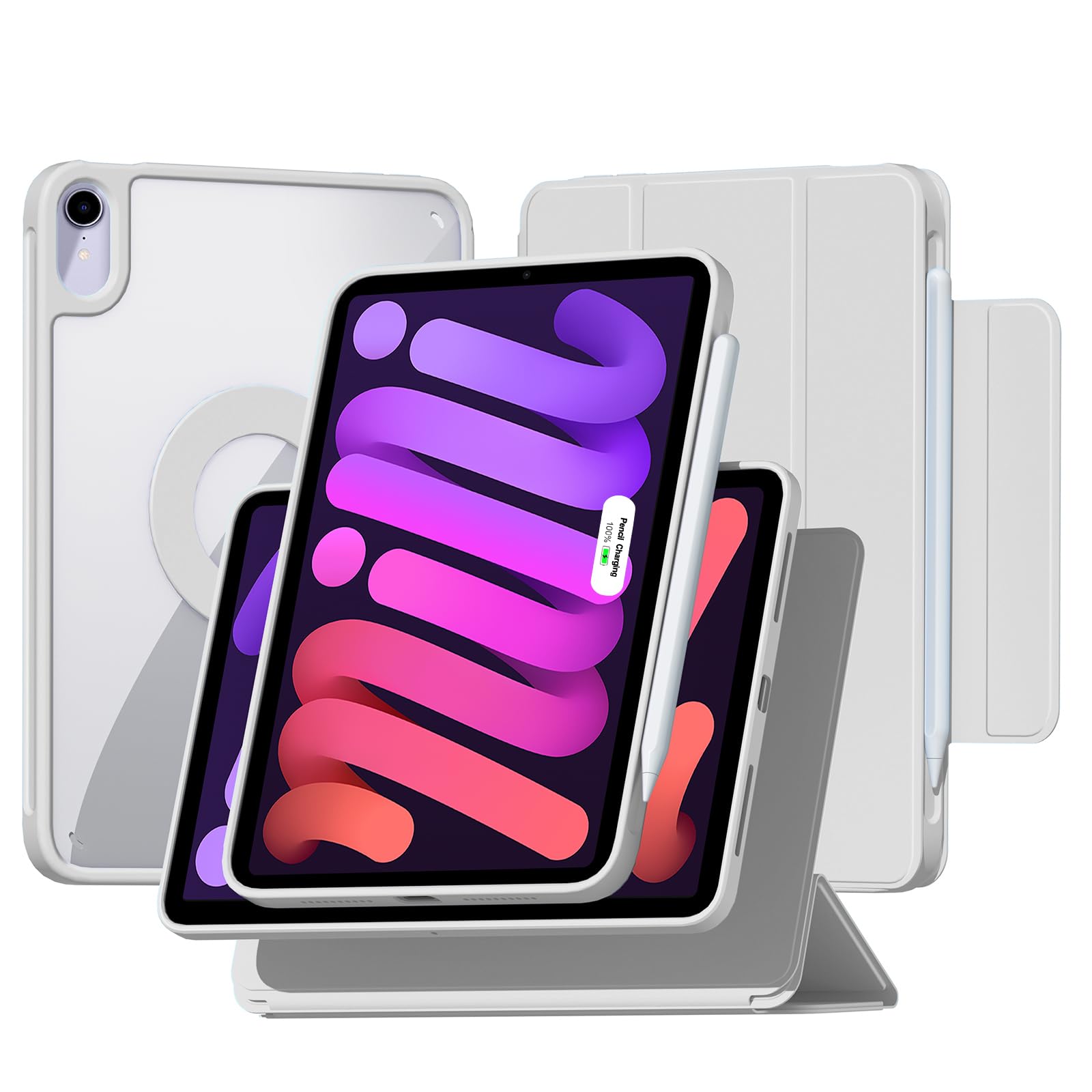 Amazon.com: ZENLU iPad mini 6th 7th Generation Case with Removable