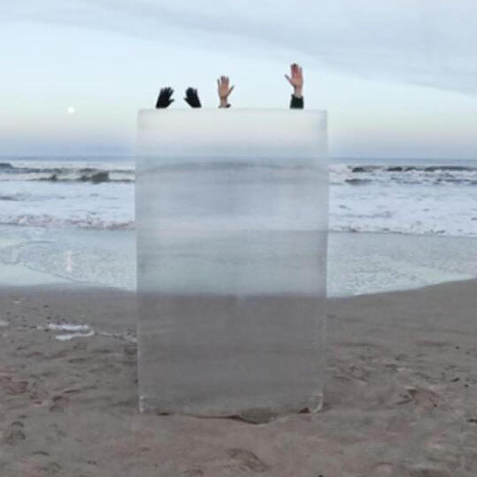 Foglio Invisibile per maghi per Feste di Festival, Leggero, Portatile e Facile da trasportare, Pellicola lenticolare Invisibile, Trucco per maghi, Chiaro, 50x70 Centimetri