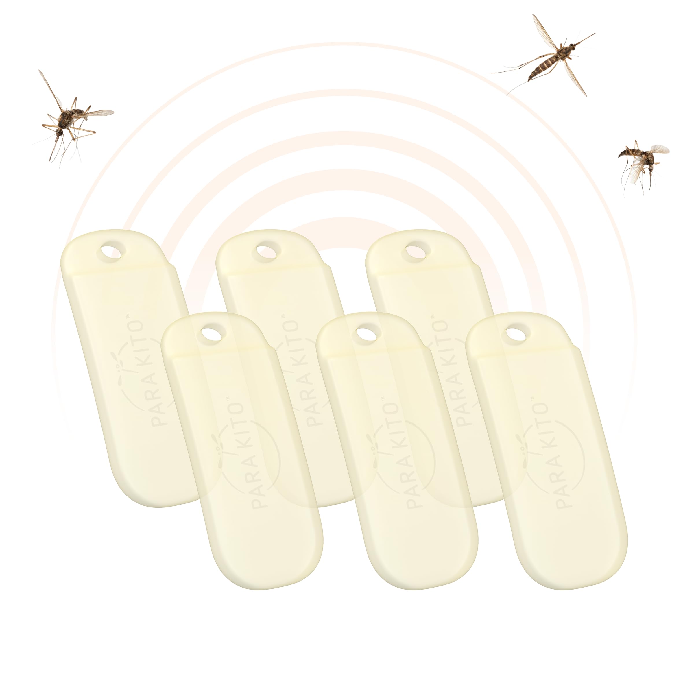 BIOSYNEX - PARAKITO - Recharges pour Bracelets Anti-Moustiques - 6 Plaquettes Recharges (4 + 2 Offertes) - 3 Mois de Protection (6x15 Jours) - Sans DEET