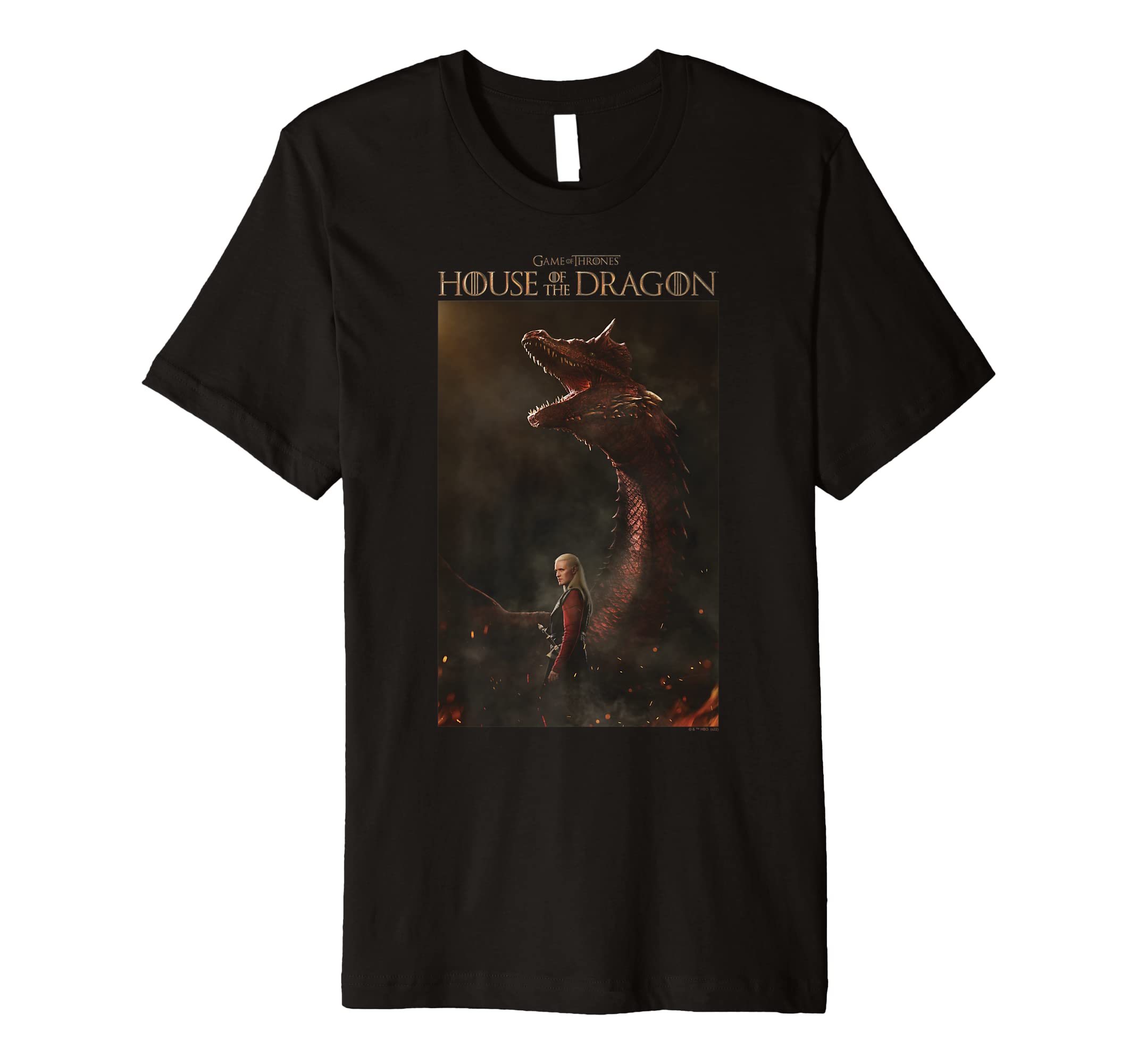 Daemon & Caraxes Poster Premium T-Shirt