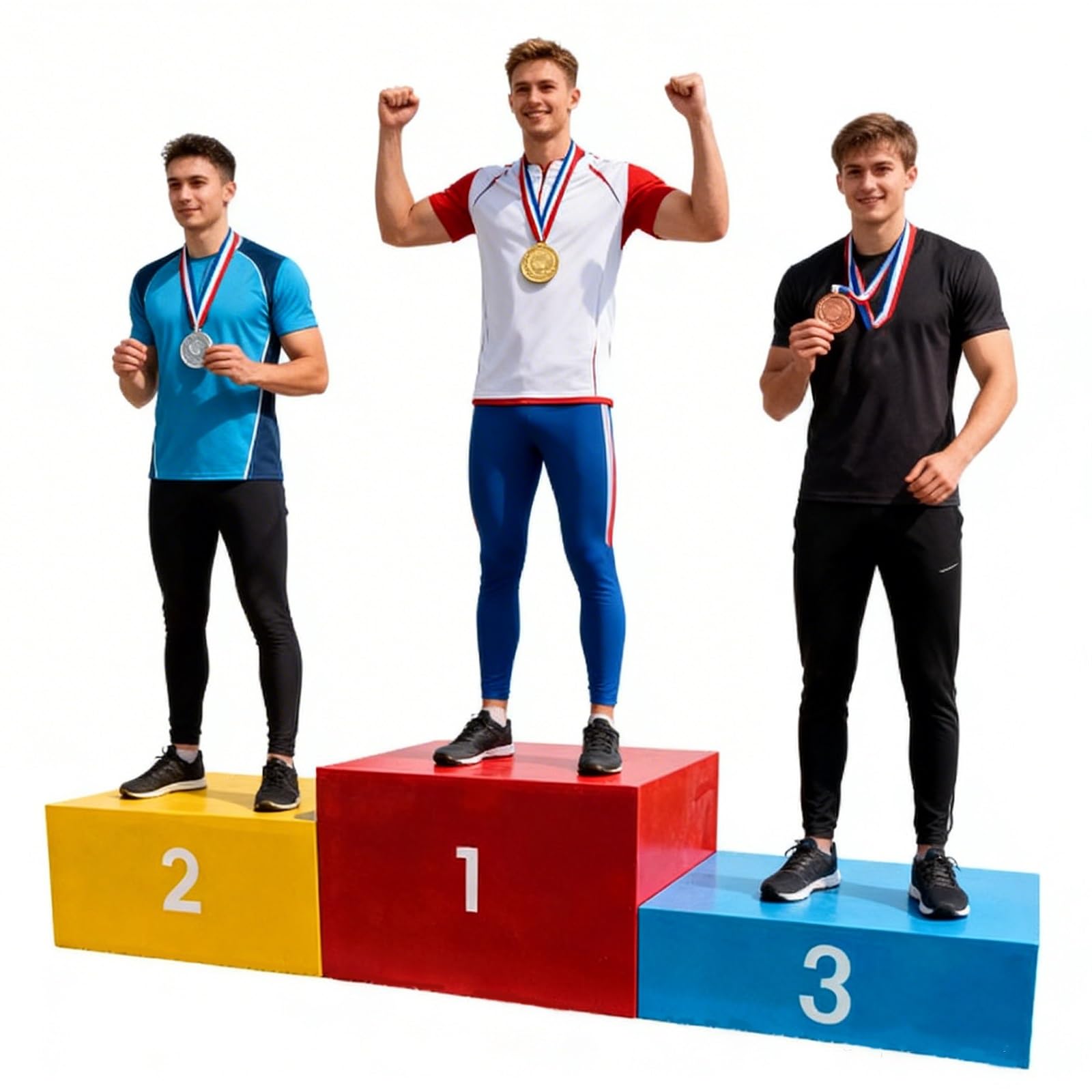 Siegerpodest aus Holz für Sportveranstaltungen, stapelbar, mit Auszeichnungen für den ersten, zweiten und dritten Platz bei Indoor- und Outdoor-Wettkämpfen, wasserfest