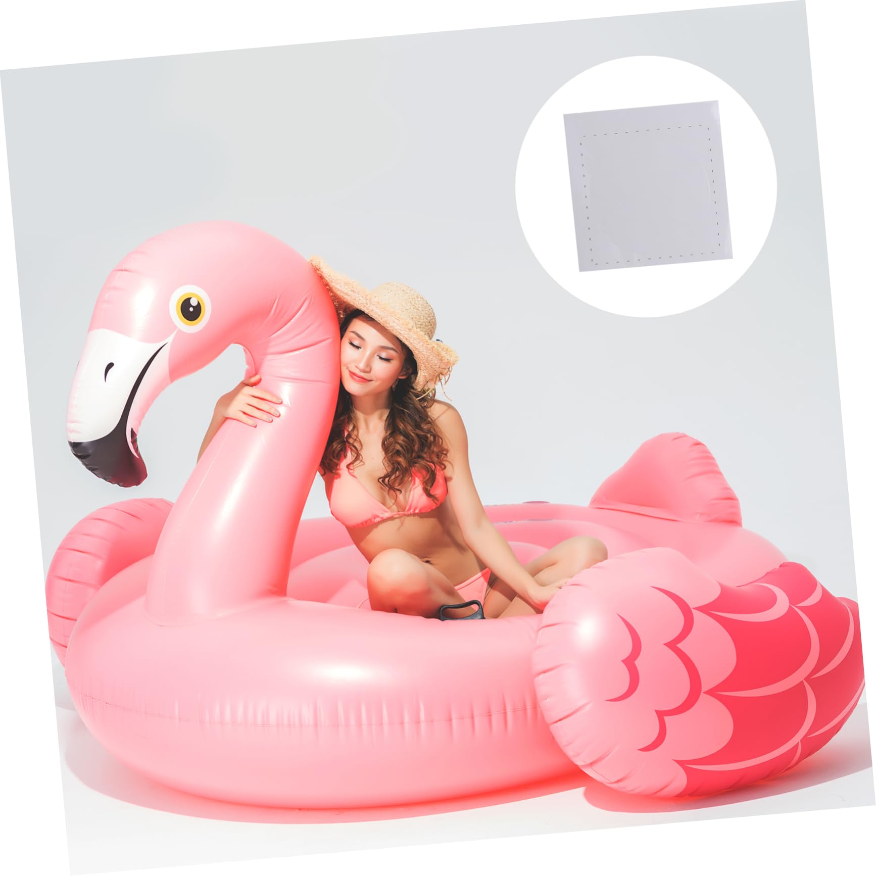 Alipis 3 Series Parche De Pontón Inflable Reparar Juguete De Piscina Kit De Parche Inflable Parches De Reparación De Botes Inflables De Polivinilo 30 Piezas*3
