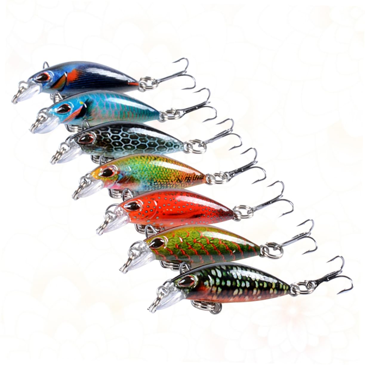 iplusmile Appâts Vairon Leurres De Pêche Swimbait Mini Appâts De Pêche