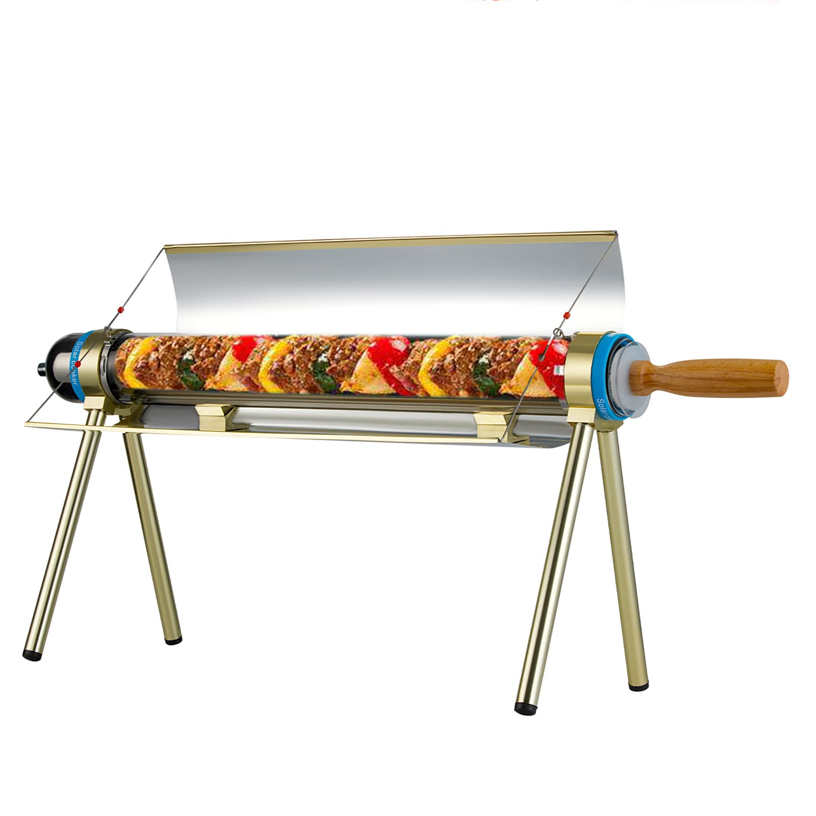 RSGK Parrilla Solar para Acampar, Horno Solar Multifuncional Estufa Portátil Utensilios De Cocina para Acampar Y Equipo De Supervivencia, para Mochileros Y Caminatas