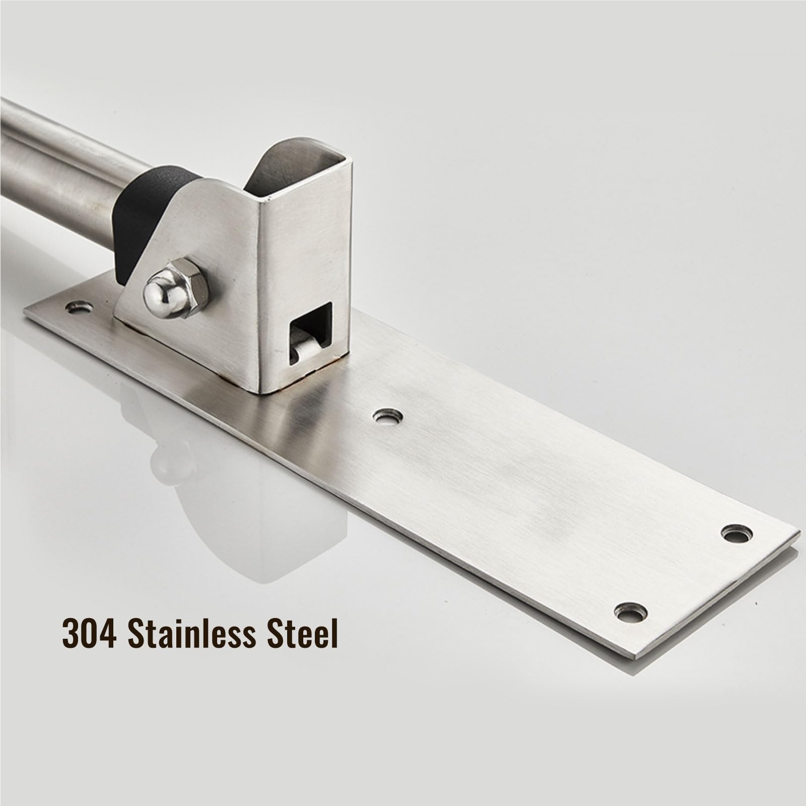 Barra Baño Blanco, Barra de Apoyo para Inodoro Acero Inoxidable Asidero de Seguridad Abatible 60cm Asa Antideslizante Manija de la Ducha Barras Sujeción 60cm/23.6in