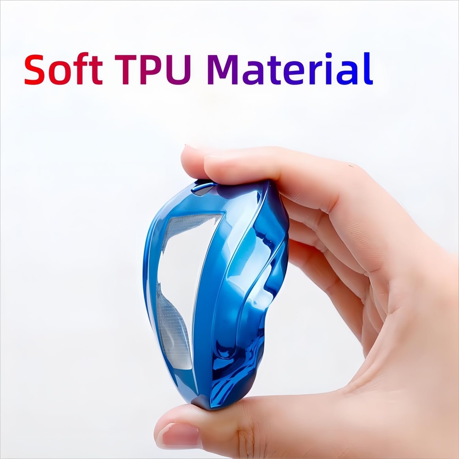 MEDZUK Coque Clé Compatible Avec Audi A3 8Y 2020-2024 2025 Coque De Protection Pour Clé De Voiture TPU, Accessoire Étui Pour Clés Avec Porte-clés (Argent