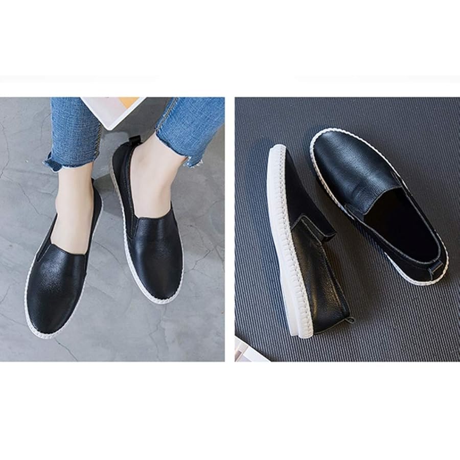 美品 カンペール ペウカミ 37 本革 フラットシューズ スリッポン レザー 黒 美品 カンペール ペウカミ 37 本革 フラットシューズ スリッポン