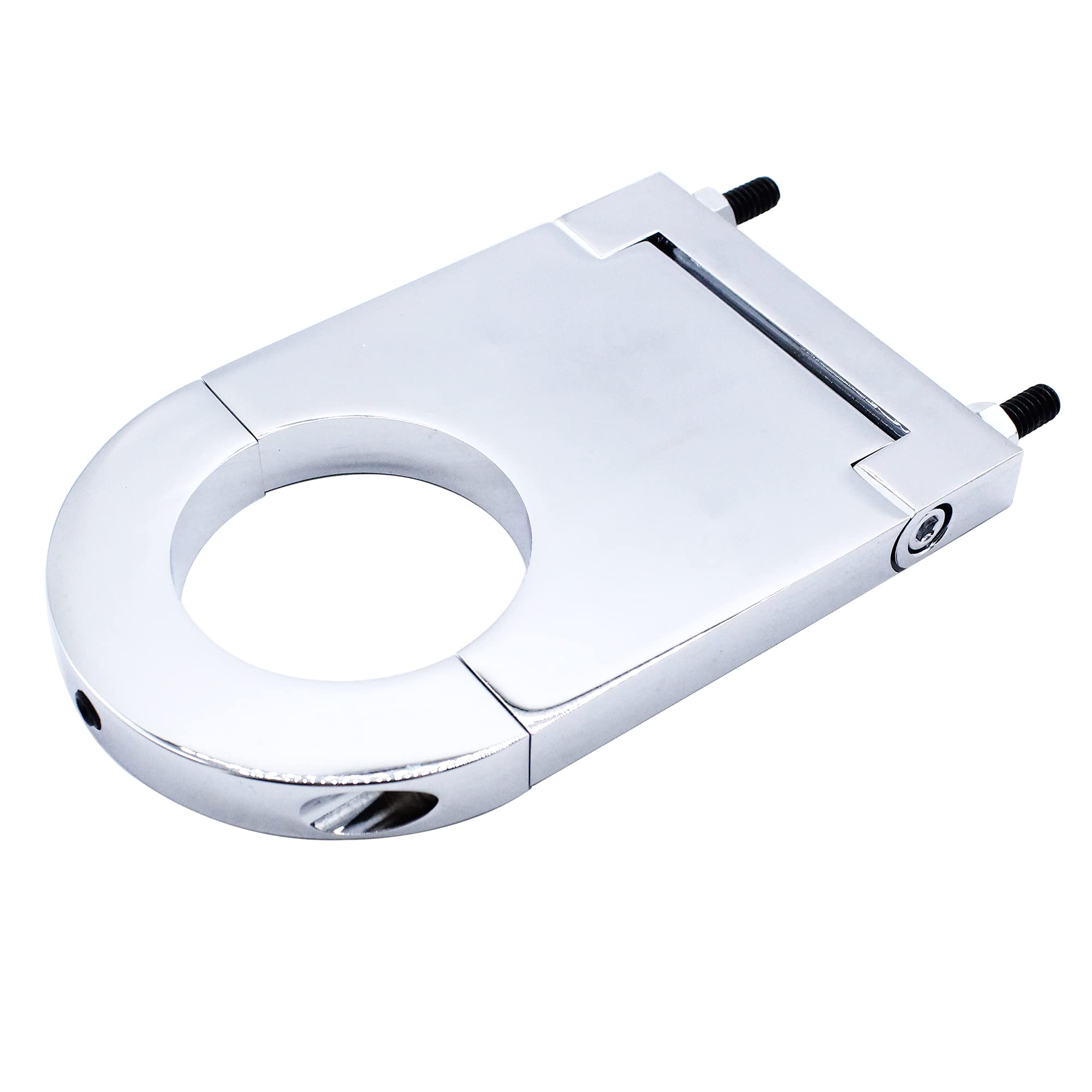 Chrome Aluminum 3-1/2 Steering Column Drop 3.5 For 2 Columns BBC Chrome Aluminum 3-1/2 Steering Column Drop 3.5 For 2 Columns BBC