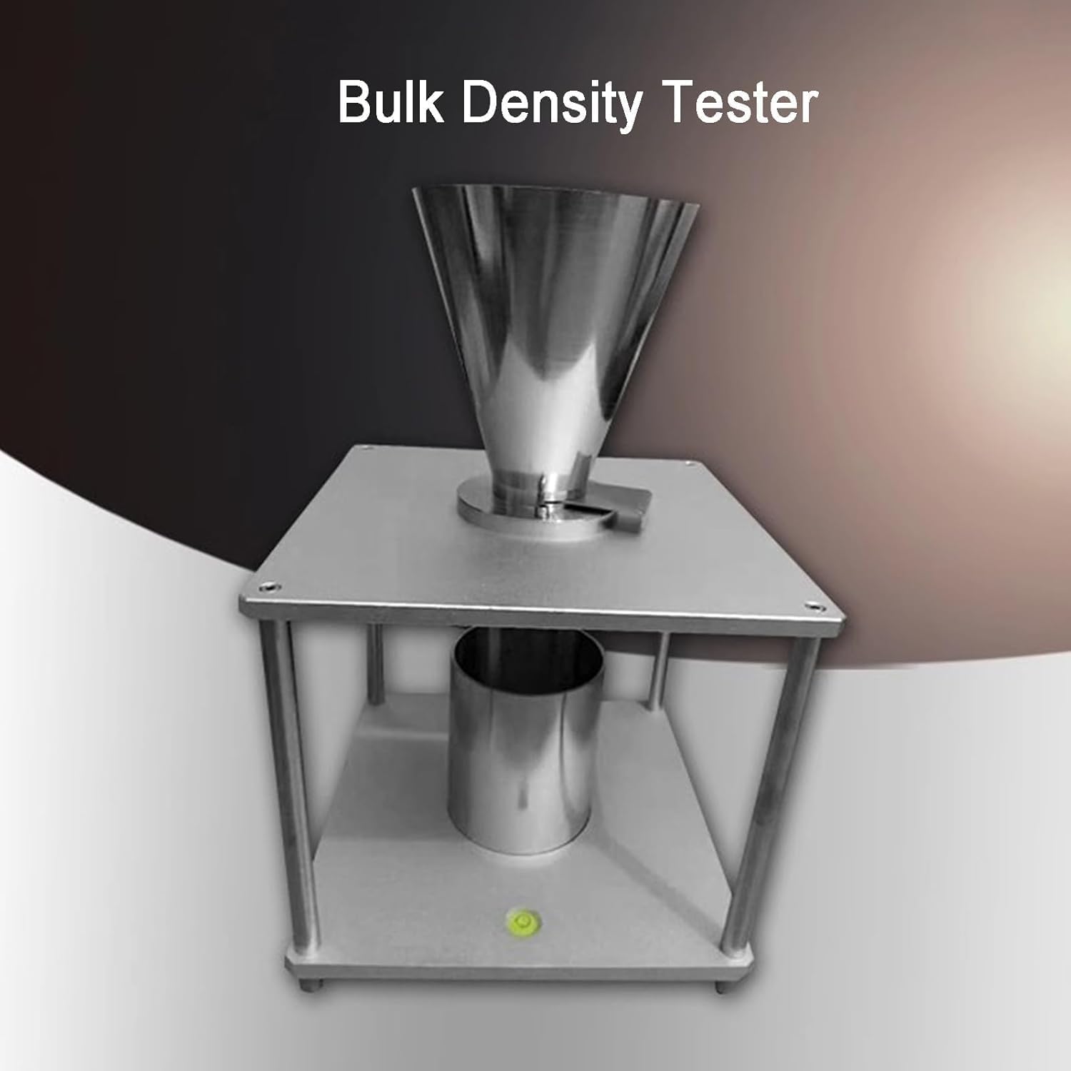 Ten tester gęstości objętościowej, naturalny wolumetr akumulacji z lejkiem stożkowym, miarka 500 ml, średnica wylotu lejka 30 mm do użytku laboratoryjnego