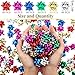 360 Pcs Mini Gift Bows Bulk Christmas Small Wrap Bows 1 Inch 6 Color Self Adhesive Mini Holiday Bows Christmas Metallic Bows for Gift Wrapping Christmas Festival Holiday Birthday Party Decor Craft