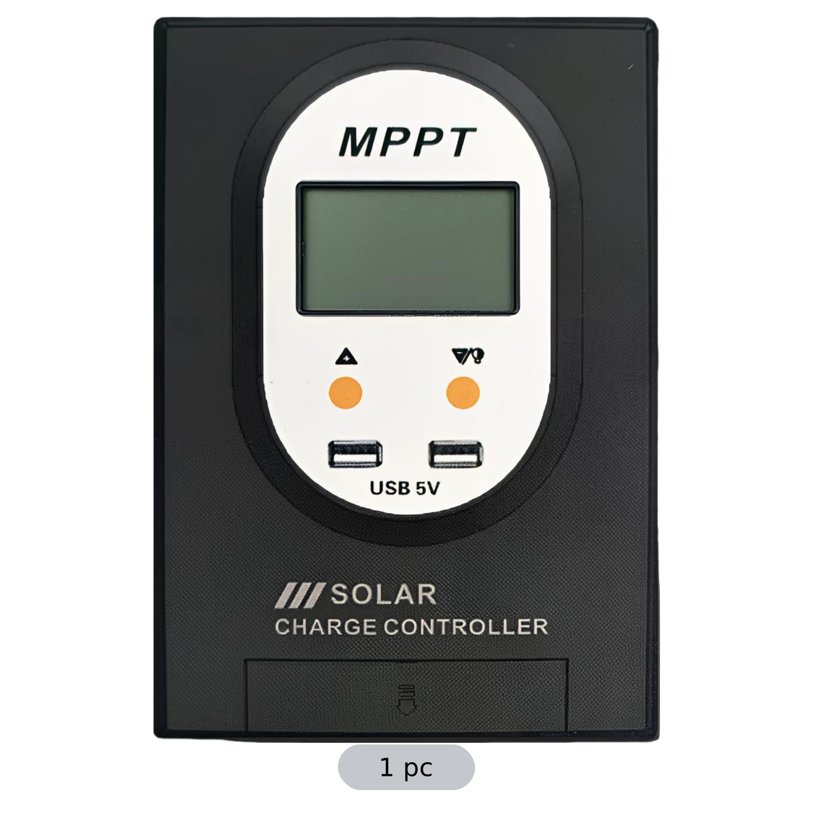 Controlador de carga solar MPPT de 10-60 A, reconocimiento automático de 12 V/24 V, eficiencia del 98%, salida USB dual de 5 V, pantalla LCD, regulador de carga para carga de batería de panel solar