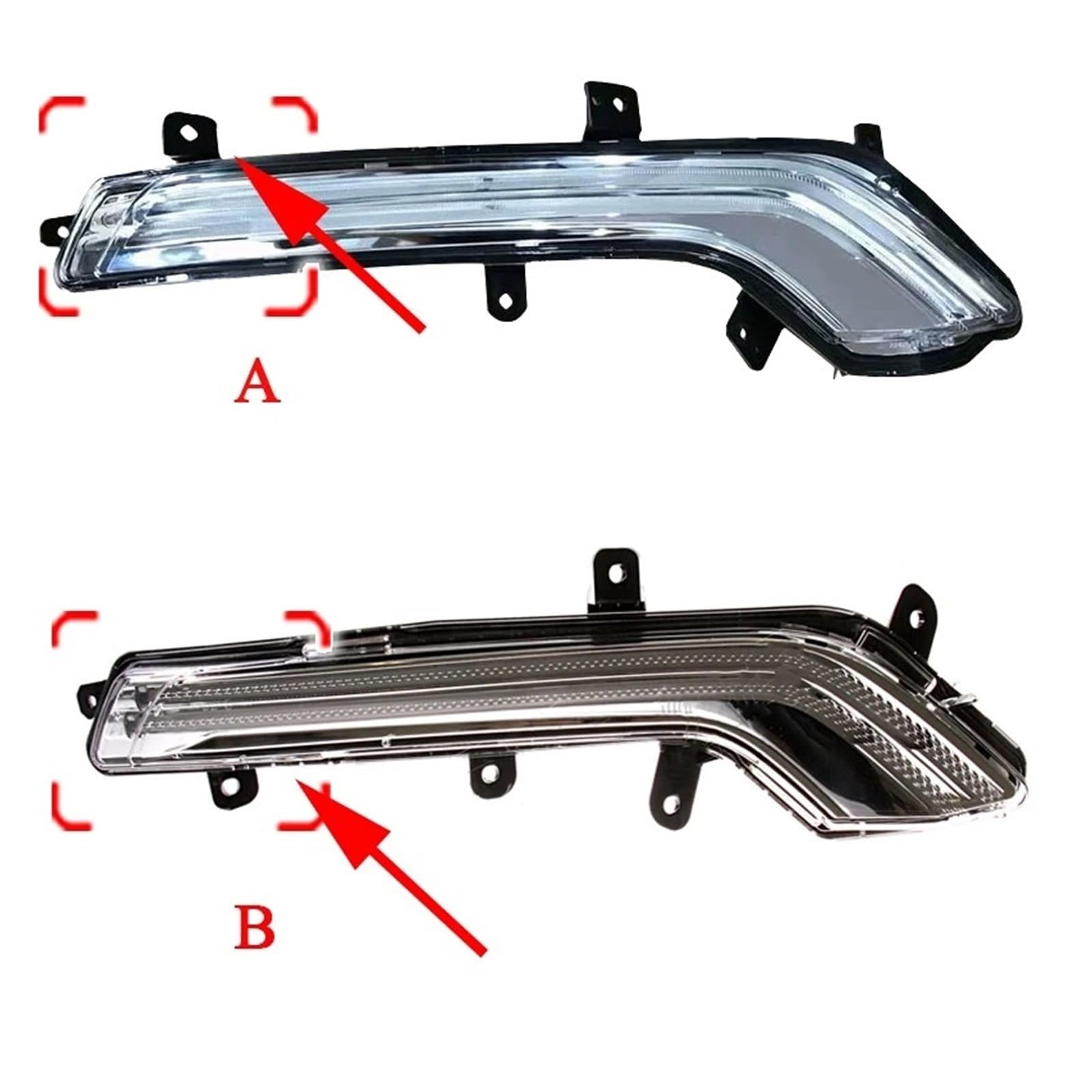 FARO PRINCIPAL Intermitentes Para Peugeot 508 2015 2016 9809087680 9809087780 Luz LED Delantera Conducción Diurna Lámpara Antiniebla Accesorios Luz Señal Giro(A Only Right)