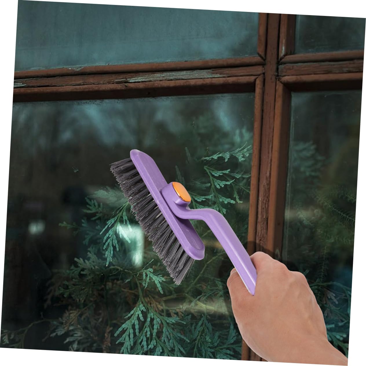 Didiseaon 10 Piezas Cepillo de Limpieza Herramienta de Limpieza de Esquinas de Ventanas Cepillo Limpiador de lechada Antideslizante Cepillo para Limpiar Grietas Cepillo para Fregar Inodoro