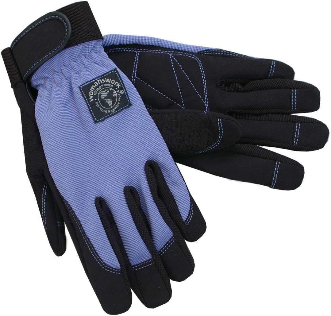 Womanswork Digger Gardening Gloves, Teal Blue, Large