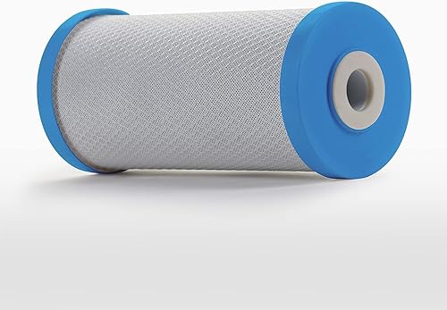 Miniatura 3 de Hydronix CB-45-1001 Filtro de agua de bloque de carbono RO NSF para toda la casa, 4.5 x 10 pulgadas, 1 micrón, paquete de 3