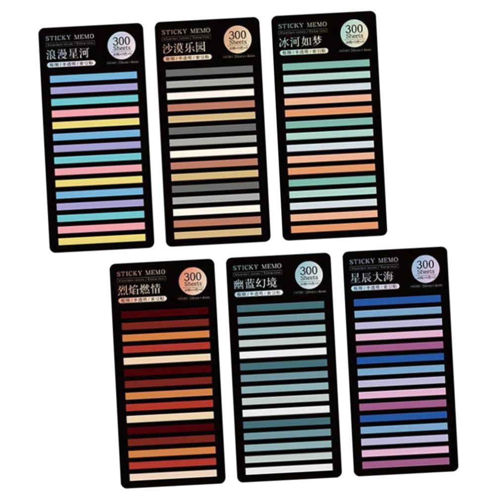 ARTIBETTER 30 Sets Aufkleber Selbstklebend Süße Notizen Anmerkungen Pastellblock Seitenmarkierungsetikett Süßes Briefpapier Farbig Klebriger Stil Selbstklebend Geformt