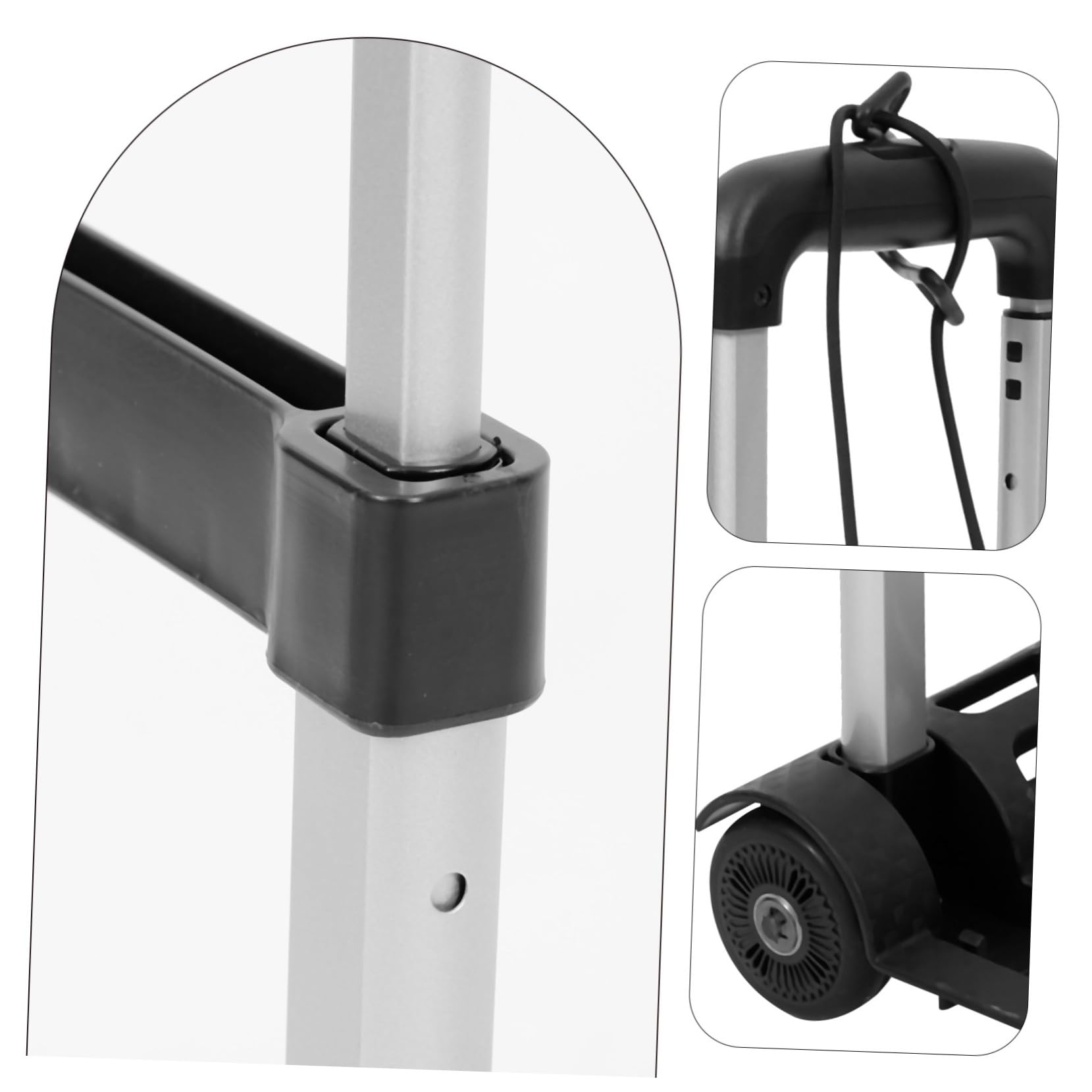 INOOMP Carro Portátil Plegable para Equipaje y Transporte De Materiales Diseño Ergonómico