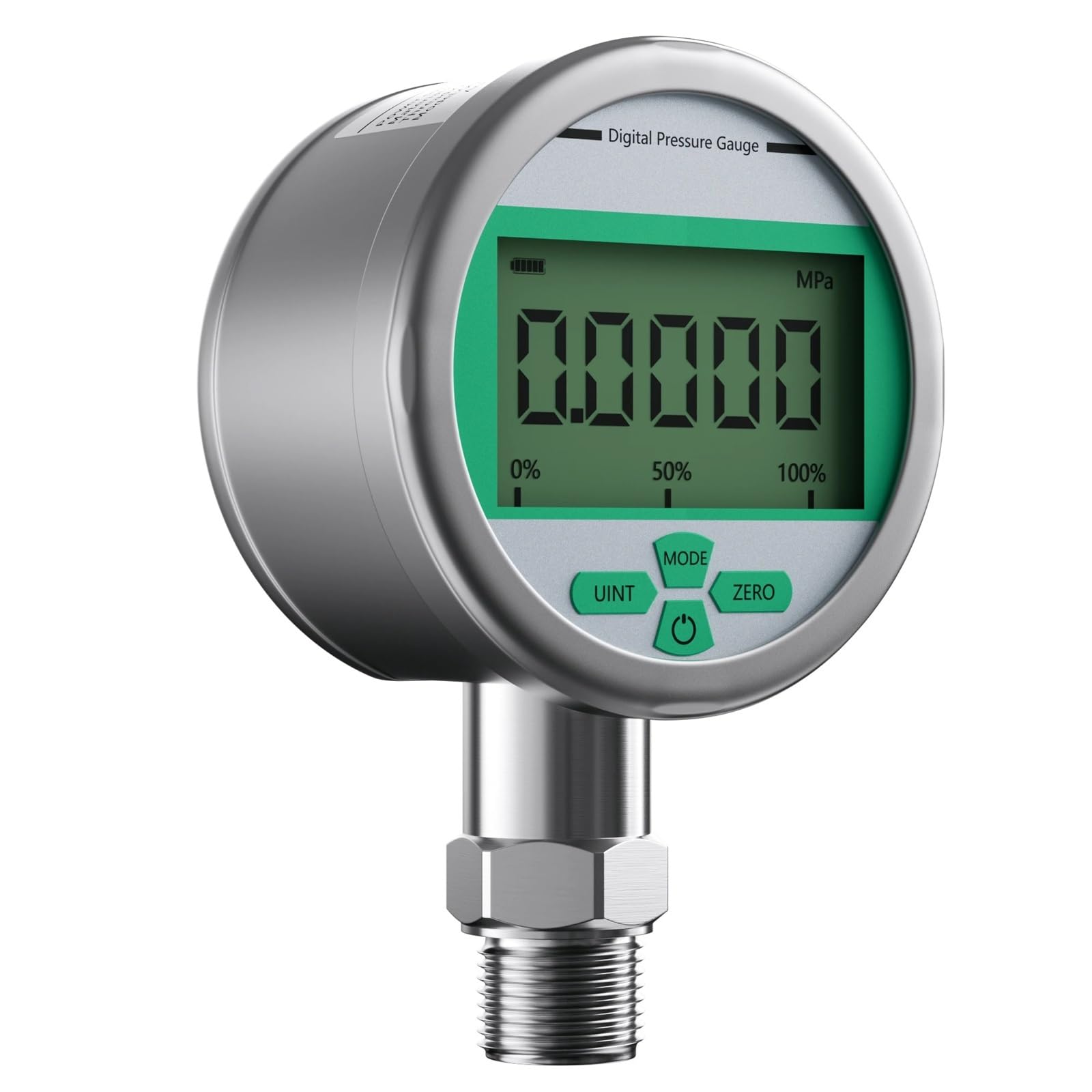 Manómetro digital 400bar 600bar manómetro 1 pieza(0.2G 80mm G1-4,-1-0 bar)