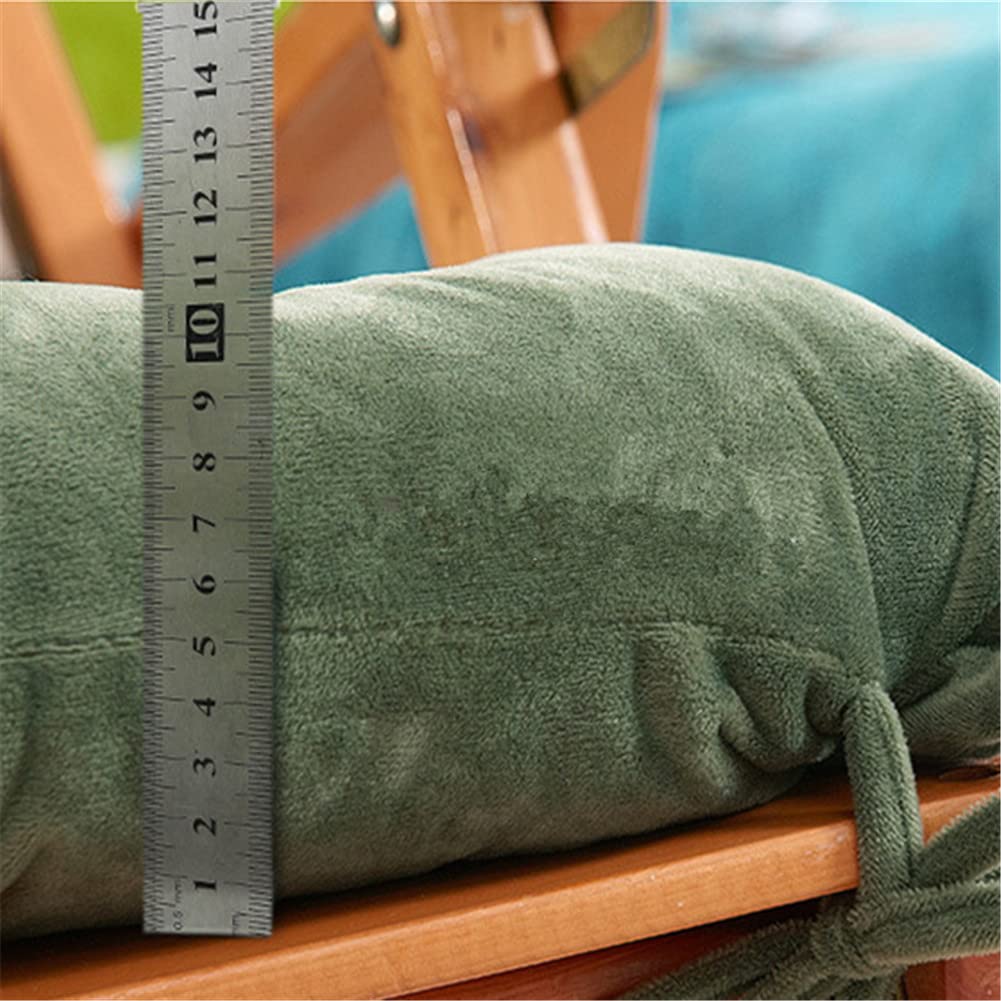 Cuscino Per Sdraio Morbuy - Imbottito In Poliestere, 48x150cm, Con Lacci, Verde, Per Interni Ed Esterni - Foto 5