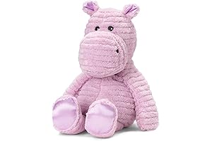 Intelex Lavender Hippo Warmies My First Stuffed Hippo Animal Toy (13-inch)