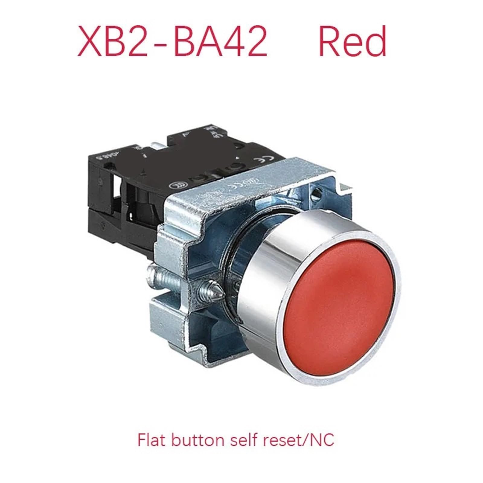 20 szt. Przełącznik przyciskowy do samodzielnego resetowania mała głowica grzyba zatrzymanie awaryjne pokrętło 22 mm klucz start inching power on XB2-BG21 XB2-BA31 XB2-BS54 (XB2-BA42)